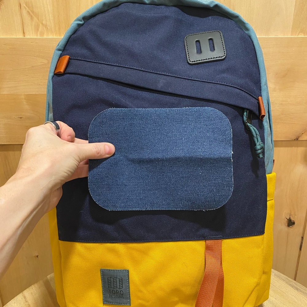 Topo Designs Light Pack Backpack Multicolor Bag with Water bottle Pockets - Picture 2 of 9